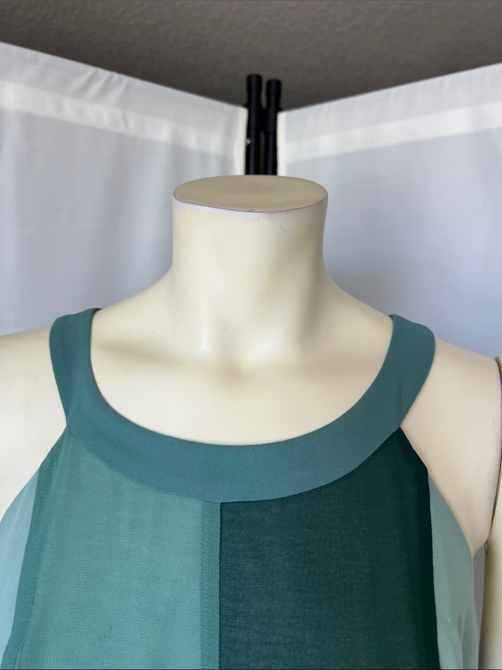 ModCloth High-Low Colorblock Chiffon Maxi Dress - Picture 3 of 11